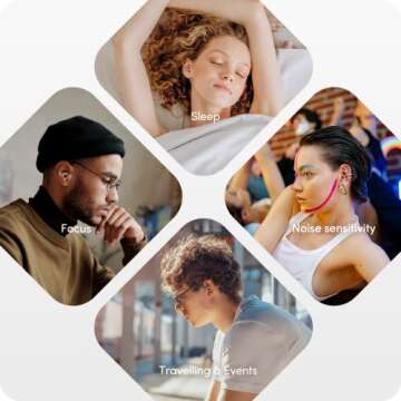 Audree Soft Ear Plugs - Reusable Noise Cancelling in Pink