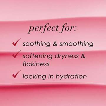 Dermelect Smooth & Supple Lip Mask Melt Anti Aging Lip Balm with Castor Oil, Jojoba, Abyssinian, Evening Primrose Oil, Hydrating & Replenishing for Dryness Chapped Lips Flakiness Cracked Skin 0.5 oz