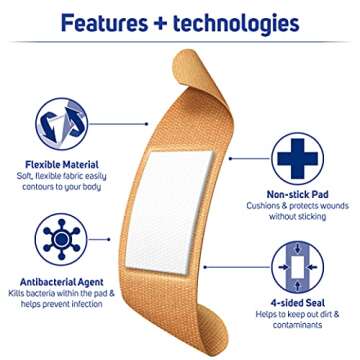 Care Science Variety Bandages Pack with 300 Assorted Sizes