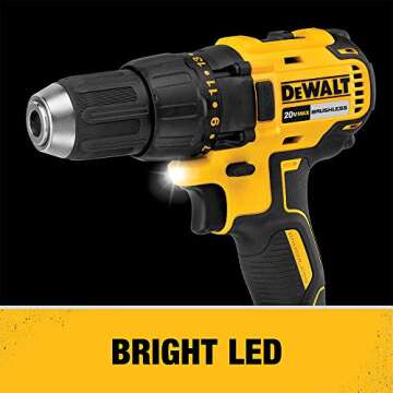 DEWALT 20V MAX Cordless Drill/Driver Kit with Battery and Charger Included (DCD777C2)