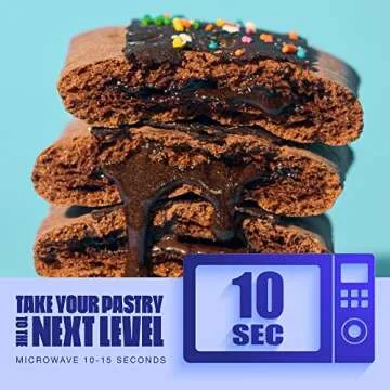Legendary Foods 20 gr Protein Pastry, Low Carb Tasty Protein Bar Alternative, Keto Friendly, No Sugar Added, High Protein Breakfast Snacks, Gluten Free Keto Food - Chocolate Cake (8-Pack)