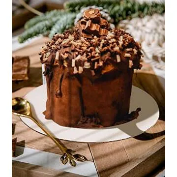 ONE MORE 30-Pack White Cake Board Rounds,Circle Cardboard Round Base 6,8 and 10 inch, Disposable Coated Cake Plate 10 of Each Size