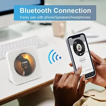 Portable HiFi CD Player with Bluetooth and Remote Control