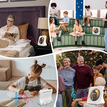 Portable HiFi CD Player with Bluetooth and Remote Control