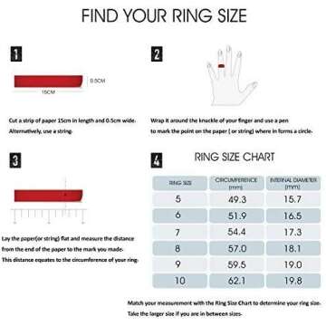 Love Rings Promise with Screw Design 18K Titanium Steel Best Gifts for Men Women and Girls for Love ...