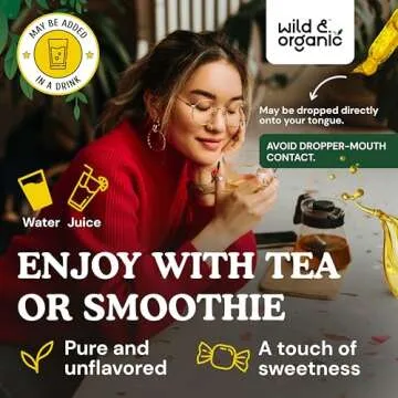 Wild & Organic Sarsaparilla Root Drops - Detox Cleanse Drops - Sarsaparilla Powder Based Tincture - Vegan, Sugar & Alcohol-Free Liquid Supplement - 2 fl oz