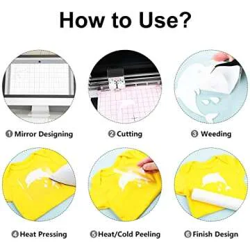 ARHIKY White Glitter HTV Heat Transfer Vinyl Rolls - 12" x 3ft White Glitter HTV Vinyl for Shirts, Glitter Iron on Vinyl for All Cutter Machine - Easy to Cut & Weed for Heat Vinyl Design (White)