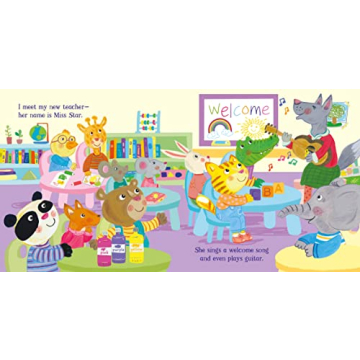 My First Day of School Rhyming Board Book for Kids