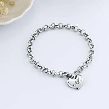 Stylish SANNYRA Heart Charm Bracelet for Women Online