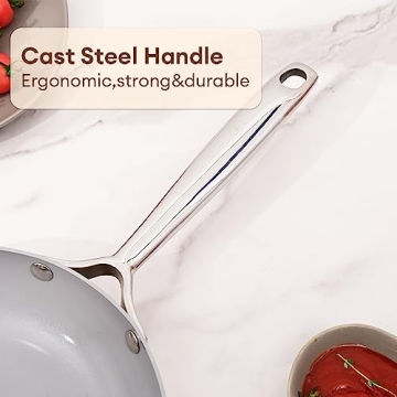 JEETEE Ceramic Kitchen Cookware Set Nonstick 7 PCS