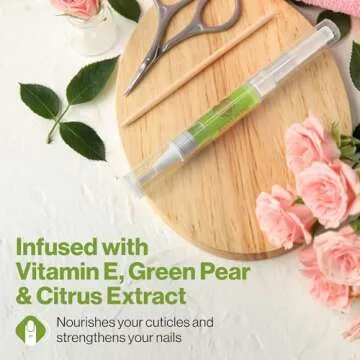 Nail Art Cuticle Protector Pen - Green Pear & Citrus