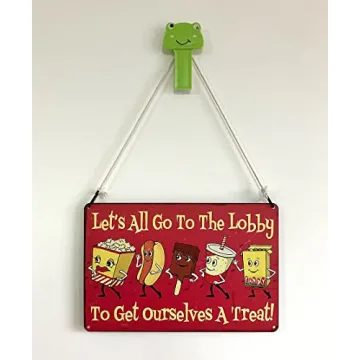 Cute Vintage Movie Theatre Snacks Wall Sign