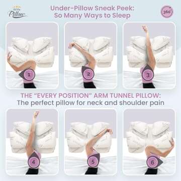 Wife Pillow The Side Sleeper Pillow for Shoulder Pain - Orthopedic Support with Ergonomic Arm Holes ...