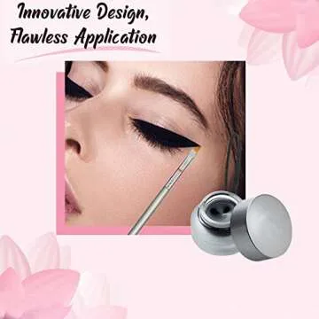 Flawless Eyeliner Brush Fine Angled Set for Precision Makeup