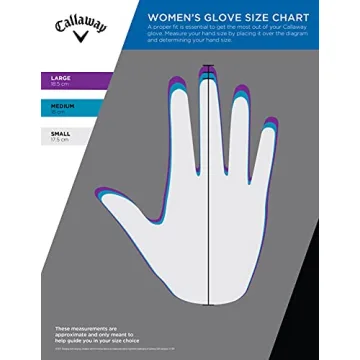 Callaway Women's OptiColor Leather Golf Glove Pink Small Left Hand