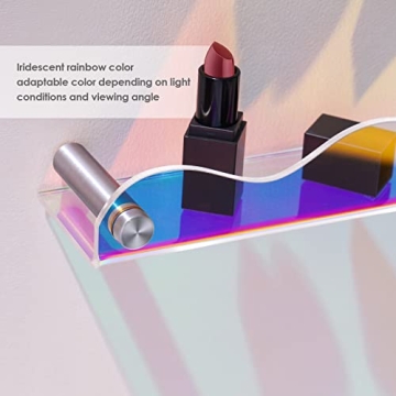 NiHome Acrylic Wall Shelves for Nail Polish and Organizers