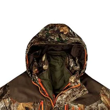 HUNTSHIELD Men’s 4-in-1 Hunting Parka | Real Tree Edge Insulated Water-Proof Hunting Jacket | Camo | Large