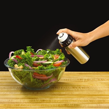 MISTO Brushed Aluminum Oil Sprayer for Healthy Cooking