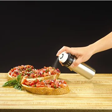 MISTO Brushed Aluminum Oil Sprayer for Healthy Cooking