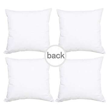 Yastouay Modern Pillow Covers Boho Pillow Covers Decorative Throw Pillow Case Set Home Decor Cushion Cover for Sofa Couch Bed and Car 4 Packs (Simple Strings, 18"x 18")