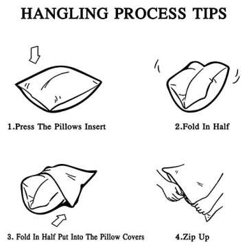 Yastouay Modern Pillow Covers Boho Pillow Covers Decorative Throw Pillow Case Set Home Decor Cushion Cover for Sofa Couch Bed and Car 4 Packs (Simple Strings, 18"x 18")