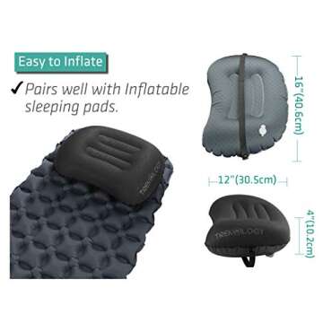 TREKOLOGY Ultralight Camping Pillow - ALUFT 2.0