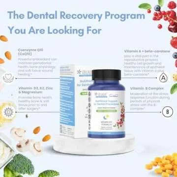 StellaLife DentaMedica Vegan Daily Multivitamin - Nutritional Support for Dental Recovery