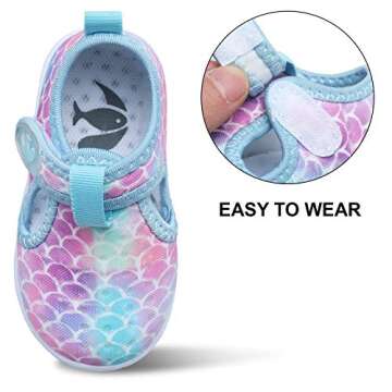 JOINFREE Water Shoes for Kids: Quick Dry Aqua Athletic Sneakers for Toddlers