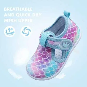 JOINFREE Kids Water Shoes Quick Dry Sneakers for Play