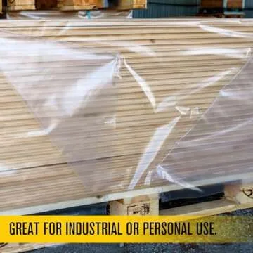 High-Quality 10ft x 100ft Plastic Sheeting - Clear Vapor Barrier