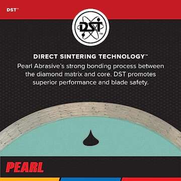 PEARL ABRASIVE P4 ADM Reactor Blade for Porcelain Cutting