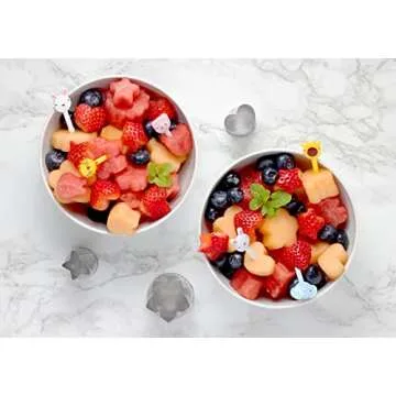 29pc Sandwich Cutter Set for Kids of All Ages - Turn Vegetables, Fruits, Cheese, and Cookie Into Fun Bites - Add to Bento Box and Lunch Box - Toddlers Boys and Girls - Easy to Use