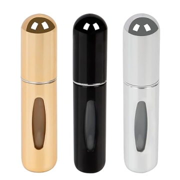MEIPO Travel Perfume Bottles Refillable Mini Fragrance Atomizer Portable Scent Pump Case Spray Bottl...
