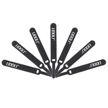 UDOLI 50 PCS Reusable Cable Ties - Perfect Cord Organizer for Home & Office