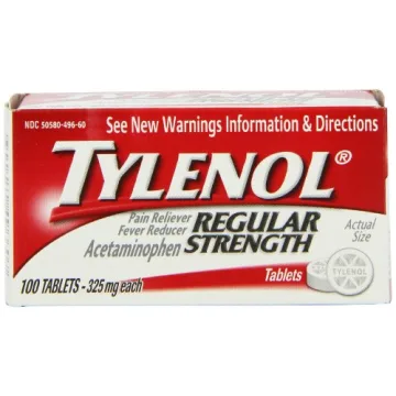 Tylenol Regular Strength Pain Reliever Tablets - 325 mg of Acetaminophen