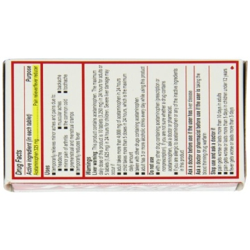 Tylenol Regular Strength Pain Reliever Tablets - 325 mg of Acetaminophen