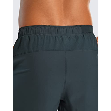 CRZ YOGA Men's Linerless Running Shorts - Lightweight Athletic Gear