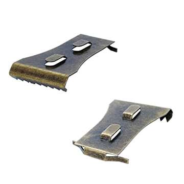 laffeya Brick Hook Clips - Metal Bricks Hook Clip for Hanging Outdoors Wall Pictures, Fits Brick 2 1/5 to 2 3/8 Inch (4Pack)