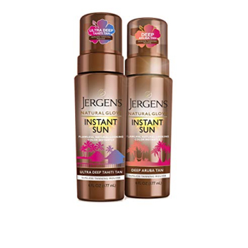 Jergens Instant Sun Body Mousse for Deep Tan - 6 oz