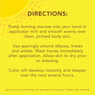 Jergens Instant Sun Body Mousse for Deep Tan - 6 oz