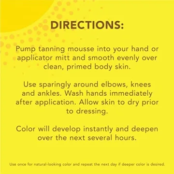 Jergens Instant Sun Body Mousse for Deep Tan - 6 oz