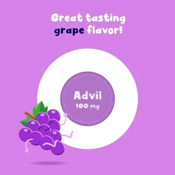 Advil Junior Strength Chewable Grape Tablets for Kids