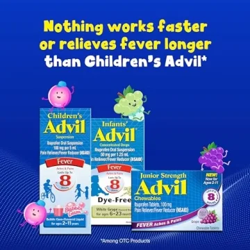 Advil Junior Strength Chewable Grape Tablets for Kids