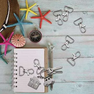 Premium 50PCS Swivel Lanyard Snap Hooks for Crafting