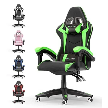 Bigzzia Gaming Chair - Ergonomic Gaming Chair with Lumbar Support and Adjustable Features