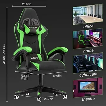 Bigzzia Gaming Chair for Ergonomic Comfort and Style