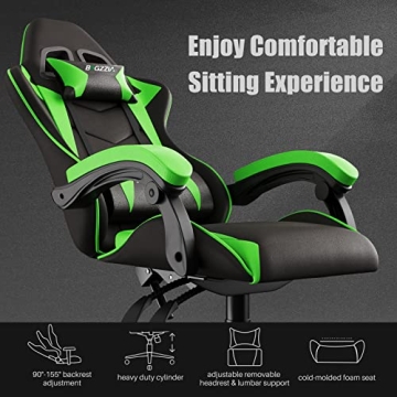 Bigzzia Gaming Chair for Ergonomic Comfort and Style