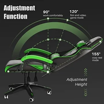 Bigzzia Gaming Chair for Ergonomic Comfort and Style