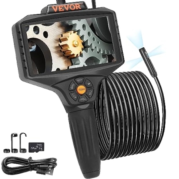 VEVOR Triple Lens Inspection Camera 1080P HD 16.5FT