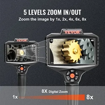 VEVOR Triple Lens Inspection Camera 1080P HD 16.5FT